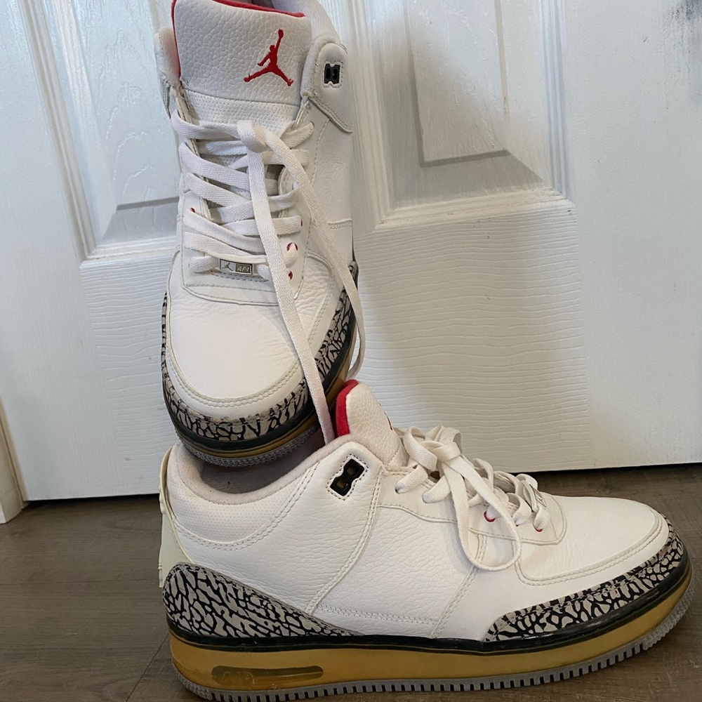 Jordan AF1 Fusion 3 white cement -SOLD- - Picture 1 of 16